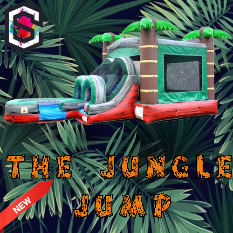 The Jungle Jump with (Wet/Dry) Slide